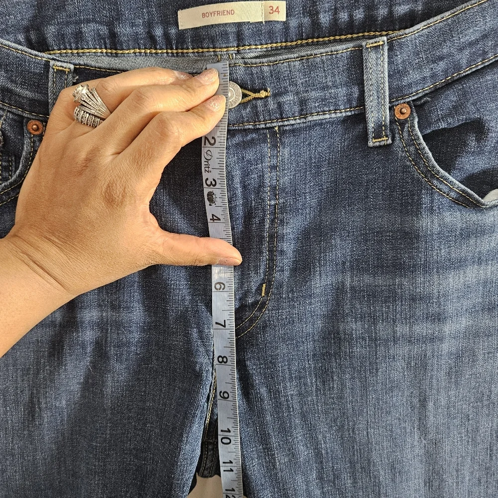 Levi's Boyfriend Women's Blue Denim Jeans